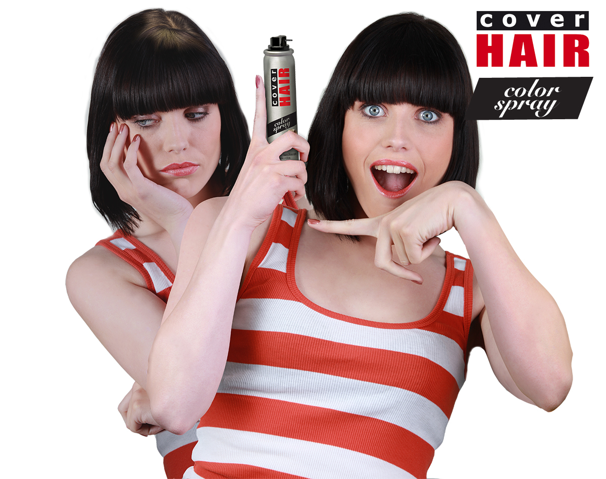 Cover Hair color spray Haaransatz nachfärben in Sekunden